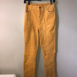Yellow Corduroy Pants
